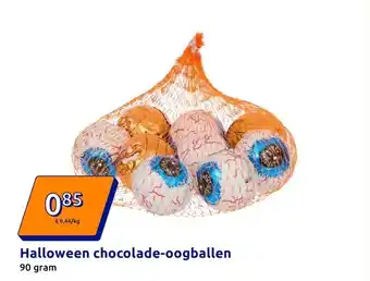 Action Halloween chocolade-oogballen aanbieding