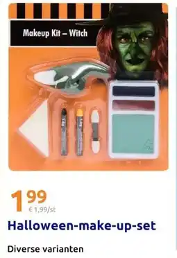 Action Halloween-make-up-set aanbieding