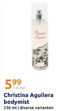 Action Christina Aguilera bodymist aanbieding