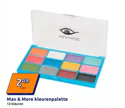 Action Max & More kleurenpalette aanbieding