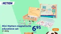 Action Mini Matters magnetische educatieve set aanbieding