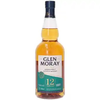 Dirck 3 Glen Moray Single Malt 12 Years Whisky 70 cl aanbieding