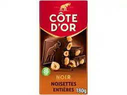 Hoogvliet Côte d'Or Chocoladereep puur hazelnoten aanbieding