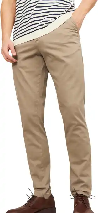 Amazon JACK & JONES heren Broek Jpstmarco Jjbowie Sa Beige Noos aanbieding