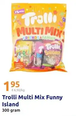 Action Trolli Multi Mix Funny Island aanbieding