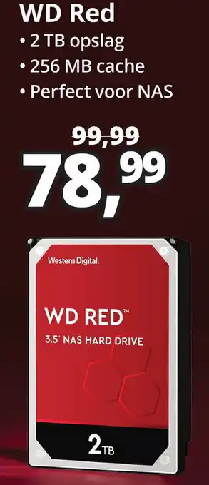 Paradigit WD Red 2TB aanbieding