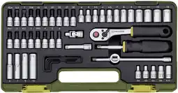 Conrad Proxxon Industrial 23280 Dopsleutelset Metrisch 1/4 (6.3 mm) 50-delig aanbieding