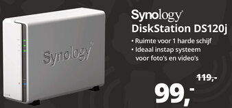 Paradigit Synology DiskStation DS120j aanbieding