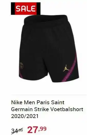 Sport 2000 Nike Men Paris Saint Germain Strike Voetbalshort 2020/2021 aanbieding