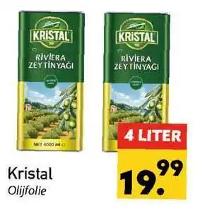 Tanger Markt Kristal olijfolie 4 liter aanbieding