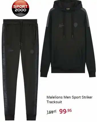 Sport 2000 Malelions Men Sport Striker Tracksuit aanbieding