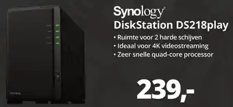 Paradigit Synology DiskStation DS218play aanbieding