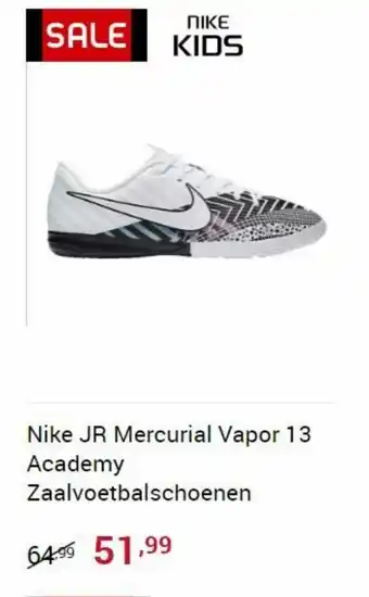 Sport 2000 Nike JR Mercurial Vapor 13 Academy Zaalvoetbalschoenen aanbieding