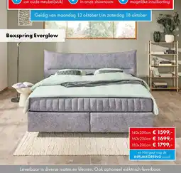 Woonsquare Boxspring Everglow aanbieding