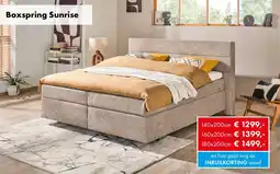 Woonsquare Boxspring Sunrise aanbieding