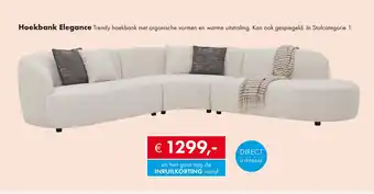Woonsquare Hoekbank Elegance aanbieding