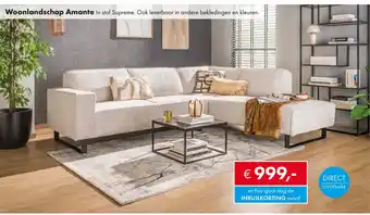 Woonsquare Woonlandschap Amante aanbieding
