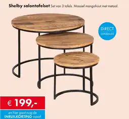 Woonsquare Shelby salontafelse aanbieding