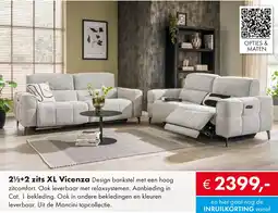 Woonsquare 2 1/2+2 zits XL Vicenza aanbieding