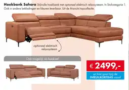 Woonsquare Hoekbank Sahara aanbieding