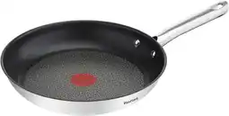 Amazon Tefal A70404 Duetto Roestvrijstalen Pan, Inductie, Verzegeld 24 cm aanbieding