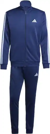 Amazon adidas Heren 3 STRIPES FRENCH TERRY TRACKSUITS, dark blue, M aanbieding