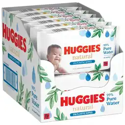 Plein.nl 12x Huggies Billendoekjes Natural aanbieding