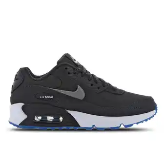 Foot Locker Nike Air Max 90 Kindersneakers - Grijs - Maat 37.5 - Leer aanbieding