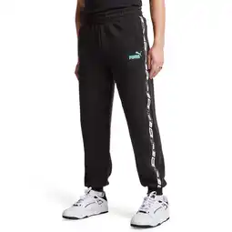 Foot Locker Puma Essentials+ Tape Broeken Heren - Zwart - Maat S - Katoen Fleece aanbieding
