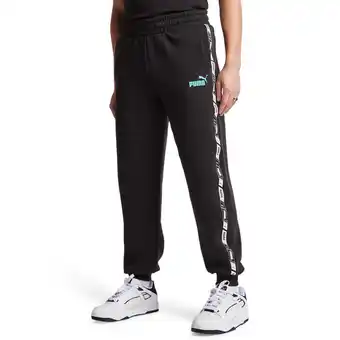 Foot Locker Puma Essentials+ Tape Broeken Heren - Zwart - Maat S - Katoen Fleece aanbieding