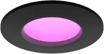 Coolblue Philips Hue inbouwspot Slim - White and color - 90mm - zwart aanbieding