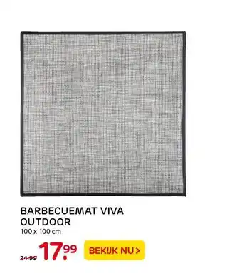 Praxis Barbecuemat viva outdoor 100x100 cm aanbieding