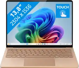 Coolblue Microsoft Surface Laptop Copilot+ PC 13.8 Snapdragon X Plus / 16GB / 512GB Dune aanbieding