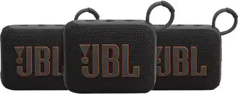Coolblue JBL Go 4 Zwart 3-pack aanbieding