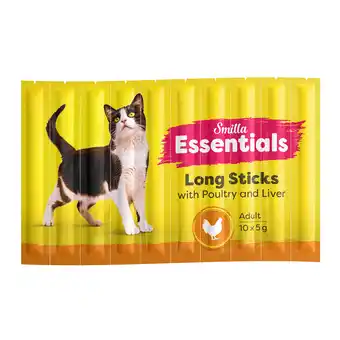 Zooplus Smilla Essentiële Sticks - Gevogelte & Lever (50 x 5 g) aanbieding