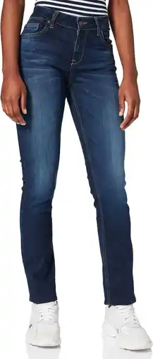 Amazon LTB Jeans - Dames - Aspen Y - Mid Waist - Slim Fit Jeans - Broek, blauw (Sian Wash 51597), 34W / 32L aanbieding