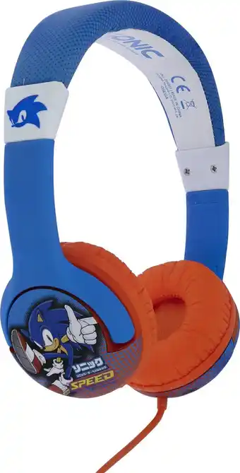Bol.com Sonic - kinder koptelefoon - volumebegrenzing - verstelbaar - comfortabel aanbieding