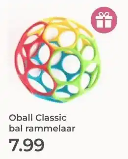 Prenatal Oball Classic bal rammelaar aanbieding