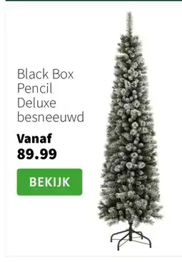 Intratuin Black Box Pencil Deluxe besneeuwd aanbieding