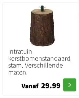 Intratuin Intratuin kerstbomenstandaard stam. Verschillende maten. aanbieding