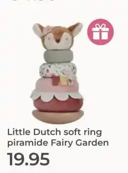 Prenatal Little Dutch soft ring piramide Fairy Garden aanbieding