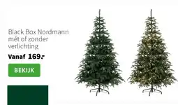 Intratuin Black Box Nordmann mét of zonder verlichting aanbieding