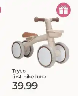 Prenatal Tryco first bike luna aanbieding