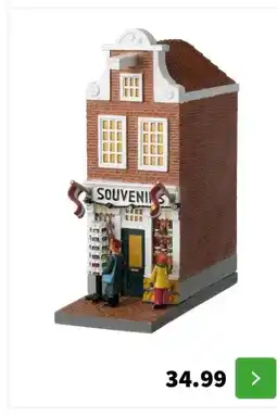 Intratuin Intratuin kersthuisje souvenirswinkel 8 x 18,5 x 22,5 cm aanbieding
