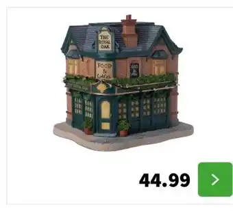 Intratuin Intratuin kerstdorpminiatuur Tinselbury the royal oak (restaurant) 19,5 x 17 x 19 cm aanbieding