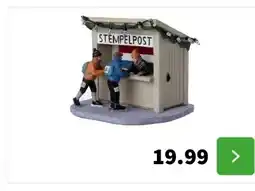 Intratuin Intratuin kerstdorpminiatuur De Brink stempelpost 12,5 x 11,5 x 11 cm aanbieding