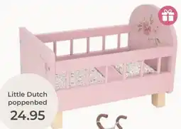 Prenatal Little Dutch poppenbed aanbieding