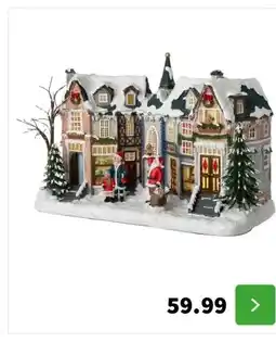 Intratuin Intratuin kerstdorp winkels 28,5 x 13 x 19,5 cm aanbieding