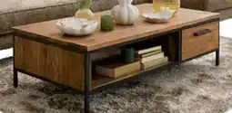 Pronto wonen Salontafel Romano in Rough Teak aanbieding