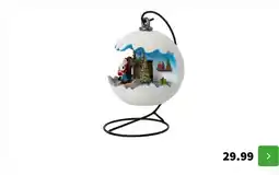 Intratuin Intratuin kerstdorp openhaard 17 x 17 x 25 cm aanbieding
